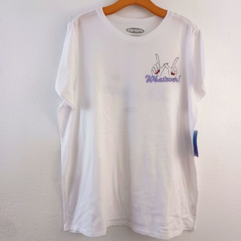 Torrid Clueless white short sleeve round neck  T-Shirt  Size 2X